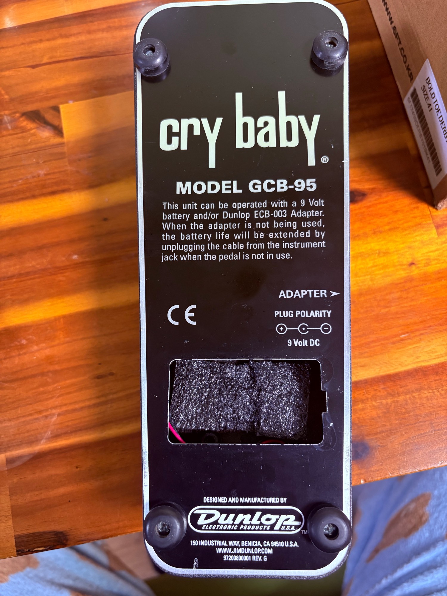 Dunlop-Cry Baby Standard Wah-5